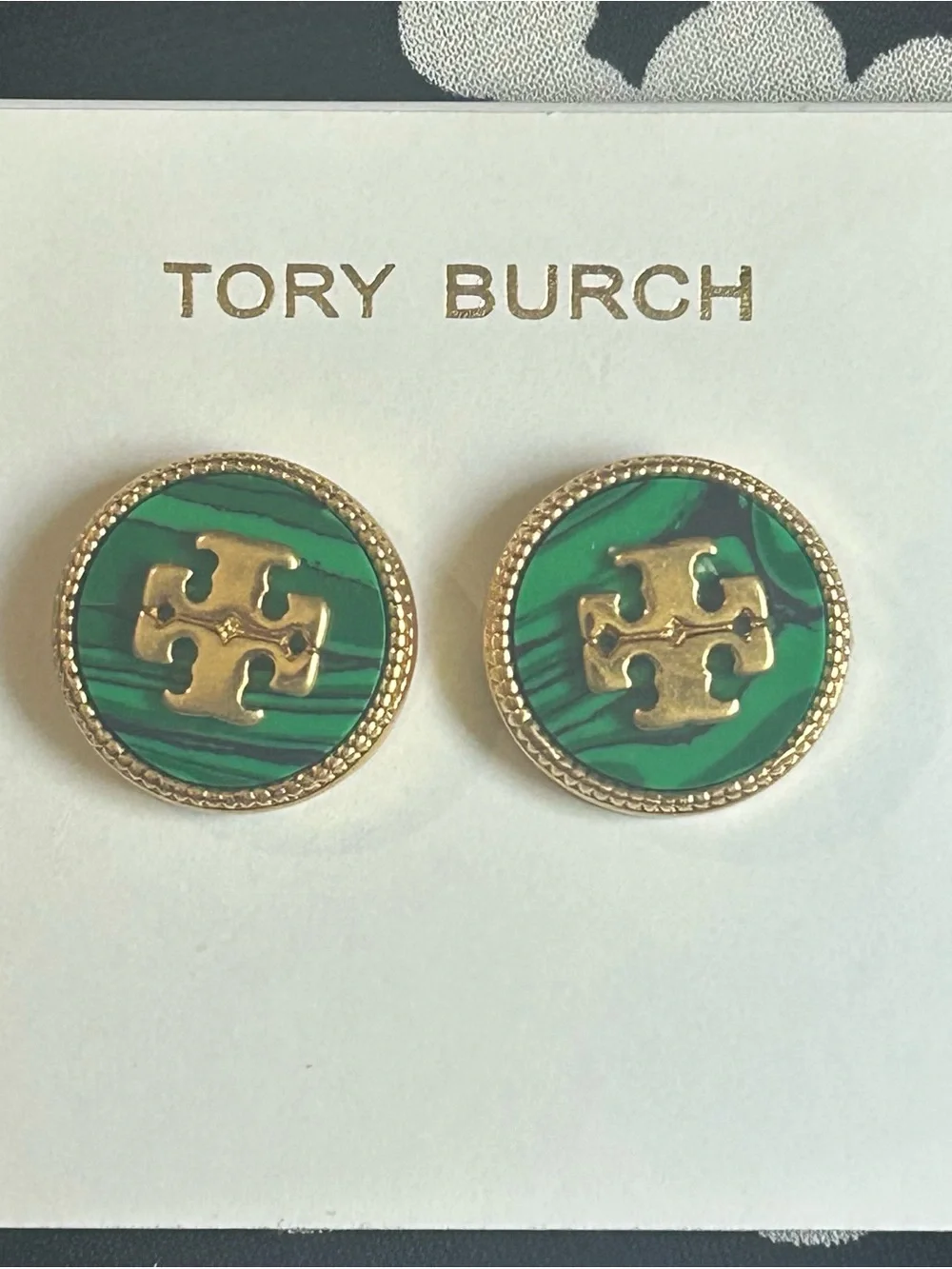 Tory Burch Semiprecious Stone Stud Earrings